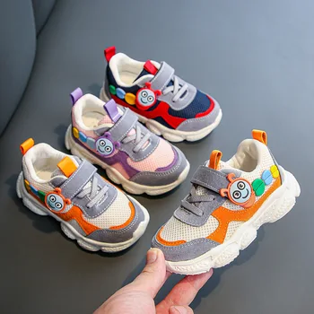 

Autumn Kids Sport Shoes for Girls Sneakers Students Breathable Mesh Children Shoes Girls Running Light Shoes Boys SSJ111