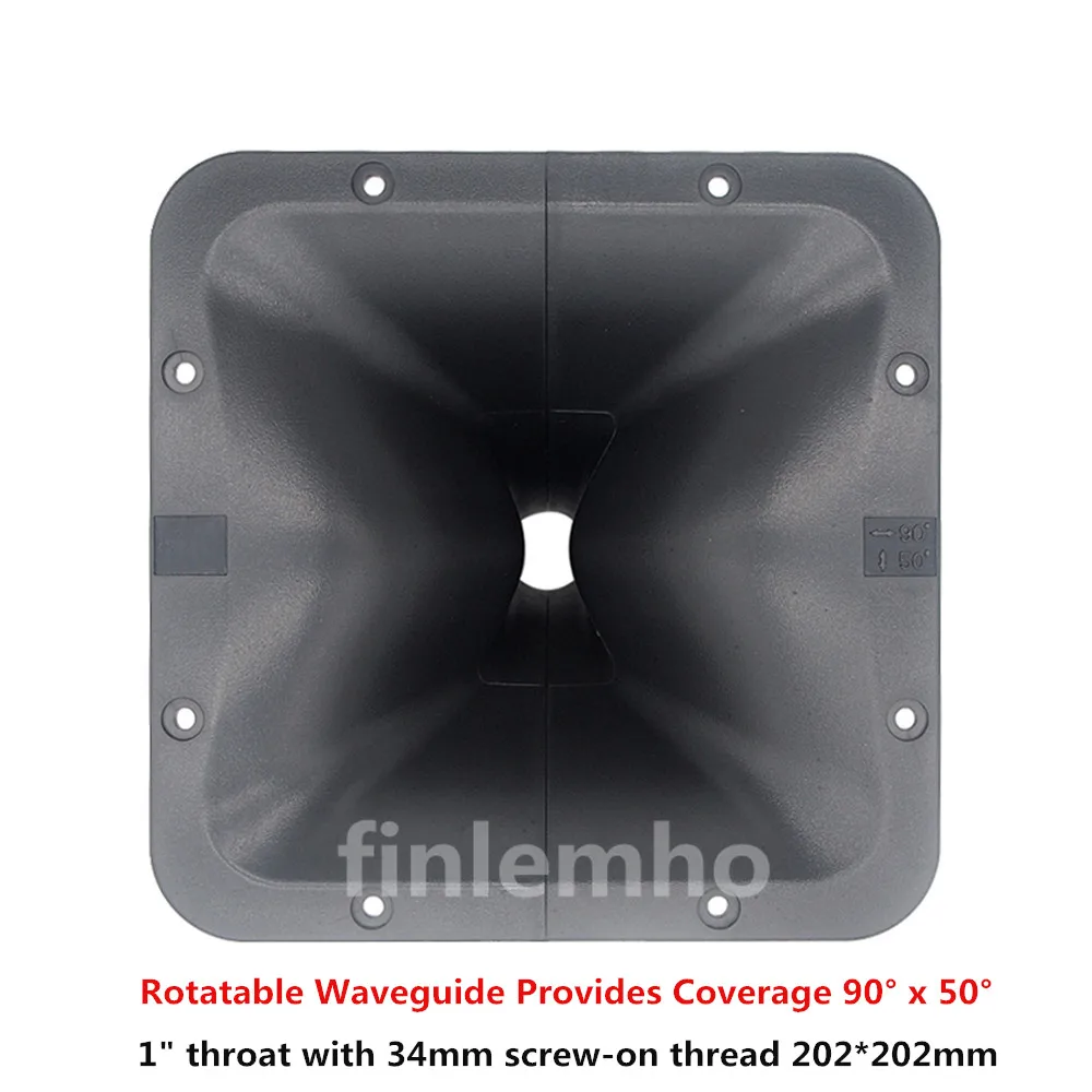 Horn Tweeter Speaker 1PC 1" Throat AC895 Waveguide 90&deg; x 50&deg; For Public Address Professional Audio Mixer Console Home Theater
