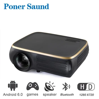 

Poner Saund M8 Proyector LED Portable Mini Projector for Iphone Android Wifi Projector for Smart Home Movie Screen Proyectores