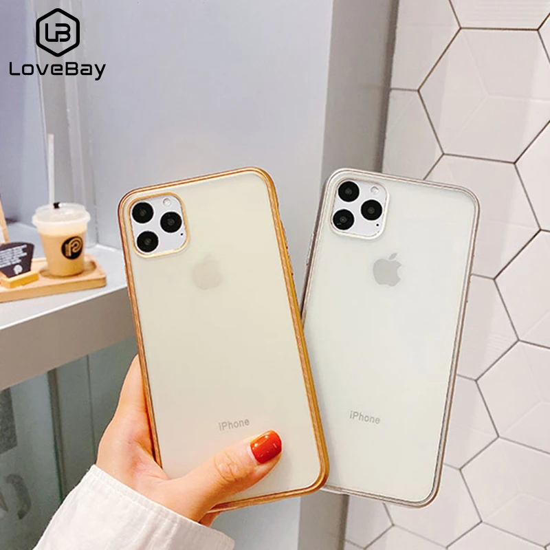 Lovebay простой матовый чехол для телефона iPhone 11 Pro Max XR Xs 6 8 7 6s Plus Мягкий ТПУ