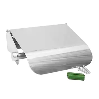 

Stainless Steel Bathroom Toilet Paper Holder Roll Tissue Box Wall Mounted Holder Bracket Bathroom Accessories
