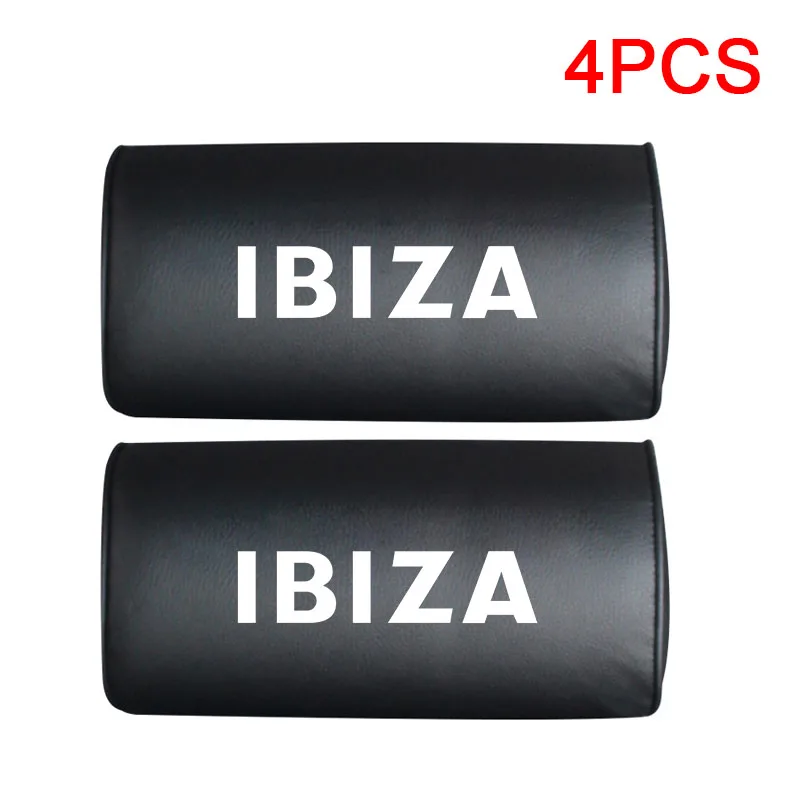Автомобильное сиденье, подушка для головы и шеи, подушка для сиденья Ibiza, подголовник, подушка для шеи, Автомобильная подушка безопасности - Цвет: 4PCS