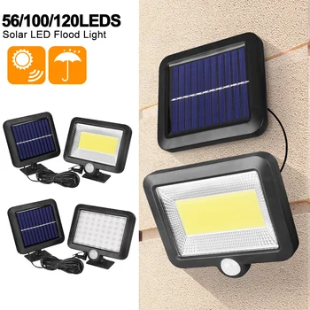 

COB 100/120LED Solar Light Outdoor Motion Sensor Wall Light Waterproof Garden Lamp Emergency Pathway Yard Street Lamp