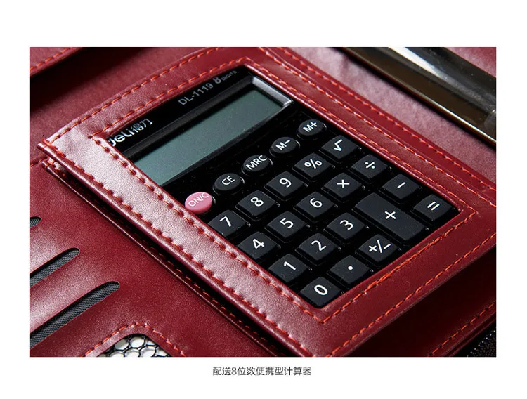 Черный красный бизнес молния портфель из искусственной кожи a4 папка для документов чехол сумка менеджера планшетный ПК Мобильный padfolio binder