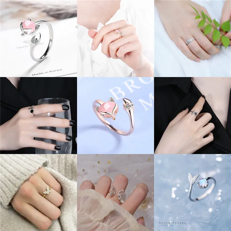 Adjustable Korean Fashion Ring Adjustable Korean Womans Rings