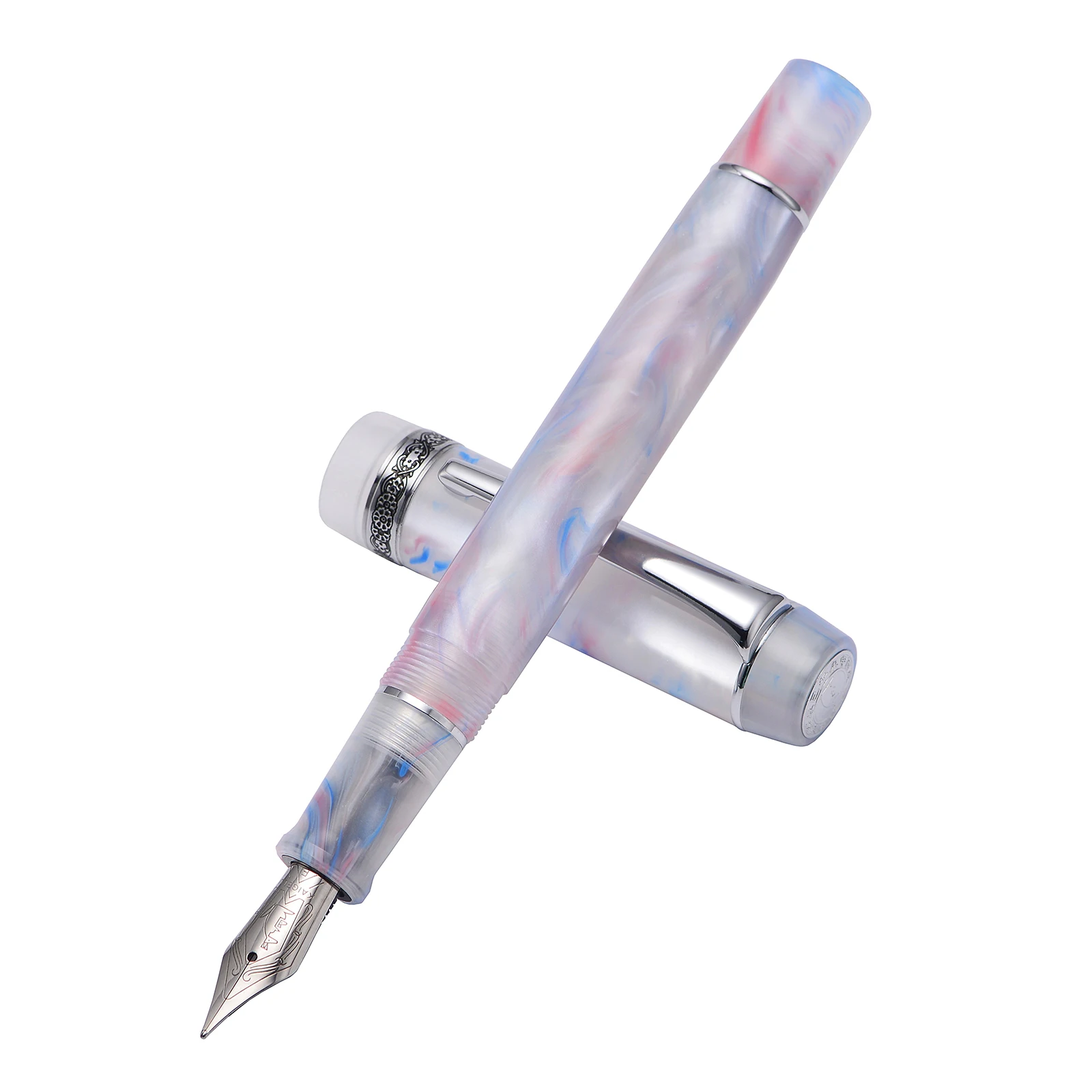 Kaigelu 316A Celluloid Fountain Pen Beautiful Pink-White Iridium EF/F/M Nib Writing Ink Office Business School Gift | Канцтовары для