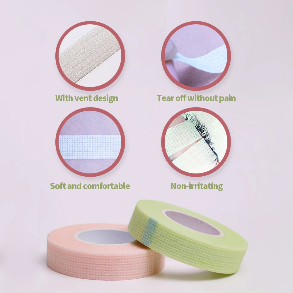 3/5Pcs Eyelash Extension Non-Shedding Patch White Tape Under The Eye Pad Is Used For Grafting Eyelash Patch Makeup Tool Paper eyelash extensions eyelash extension eyelash extension lashes eyelash makeup tools