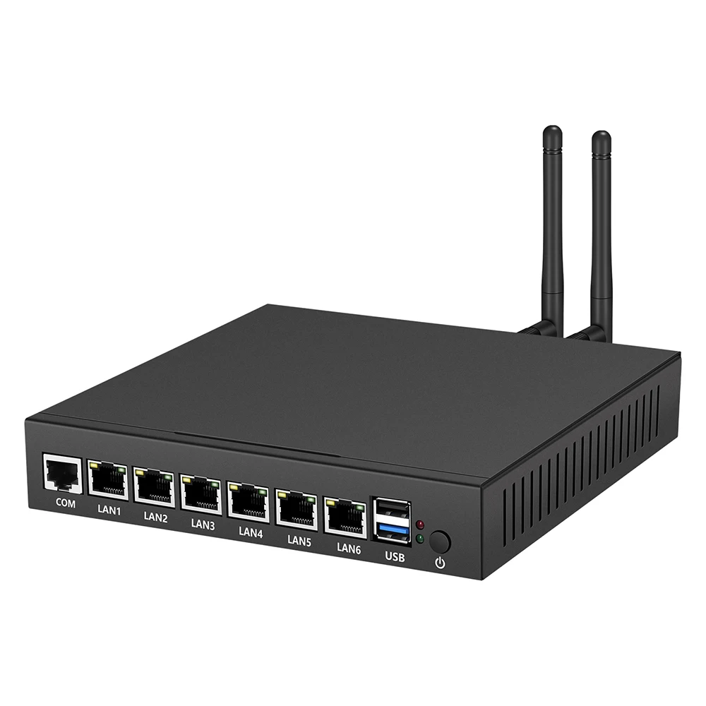 Precio reducido Firewall de Intel Celeron J1900 N2930 Quad-core 6*6 * Intel 211AT Gigabit Ethernet Mini PC sin ventilador del Router suave Pfsense CentOS 9gLNn8rQM