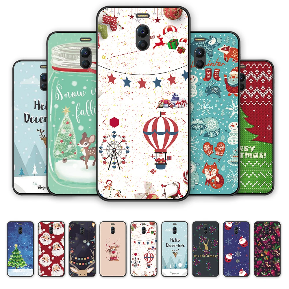 Симпатичный воздушный шарик олень белка MEIZU M3S M3 M5S M5C M6S S6 Чехлы веселая Рождественская елка Санта Клаус ТПУ чехол для MEIZU M6 M5 Note