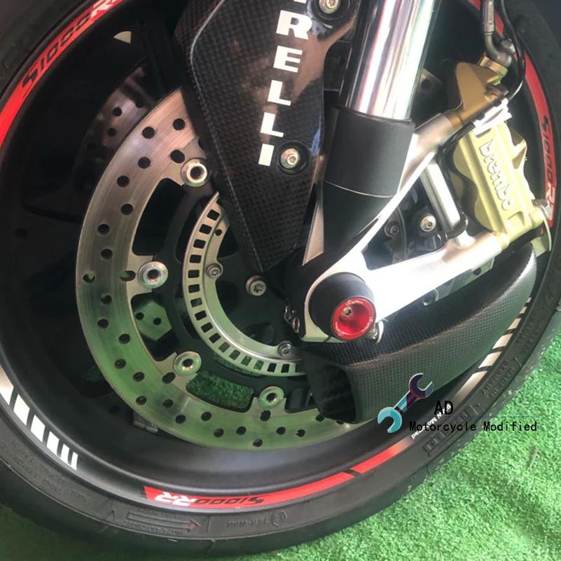 Для SUZUKI GSX-R1000 GSX-R600/GSXR750 2003- универсальная система охлаждения переднего тормозного диска углеродное волокно аксессуары для мотоциклов