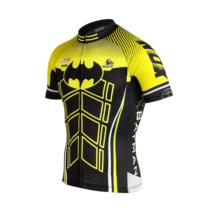 

BatMen's Cycling Jersey Quick-Dry Summer Team Bicycle Clothing Cycle Wear Shirt Ropa Ciclismo MTB Bike Jerseys Tops