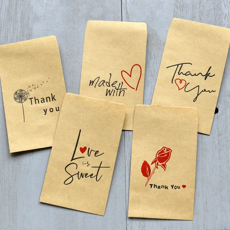10 шт. милые бумажные конверты в виде единорога ламы в стиле ретро с надписью «спасибо», мини-конверты, подарочные пакеты 7,3x12,5 см