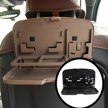 

Car Mounted Chair Plate Table-console Box Sundries Rack Car Multi-functional Glass Drink Holder