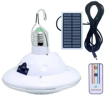 

22 LED Solar Lamp Power Portable USB Rechargeable LED Light Camp Indoor Garden Emergency Lighting Remote Control Solar Bulbs ^o^