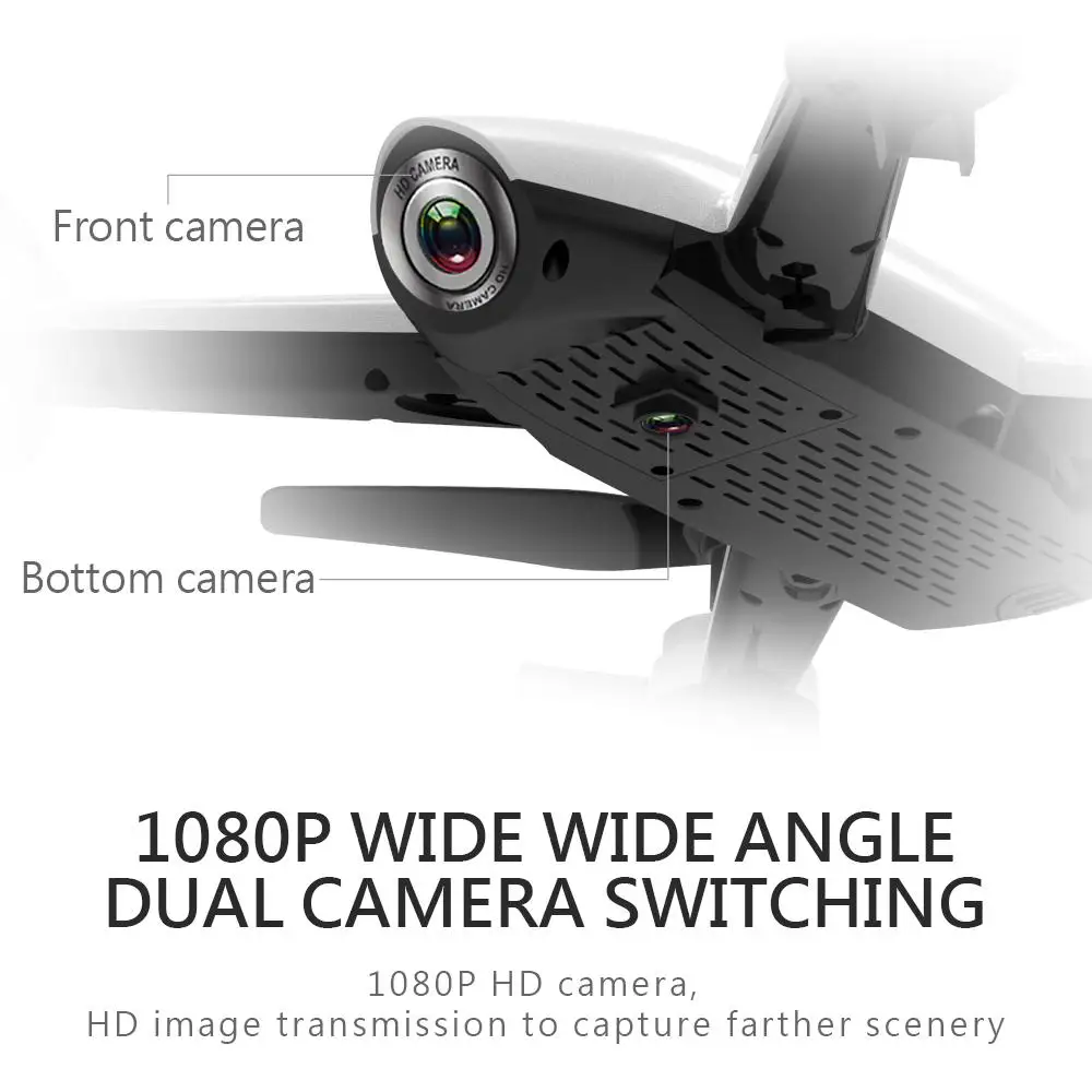 SG106 Радиоуправляемый Дрон оптический поток 1080P 4K HD Двойная камера в реальном времени воздушная видео Радиоуправляемый квадрокоптер самолет позиционирование игрушки RTF дети