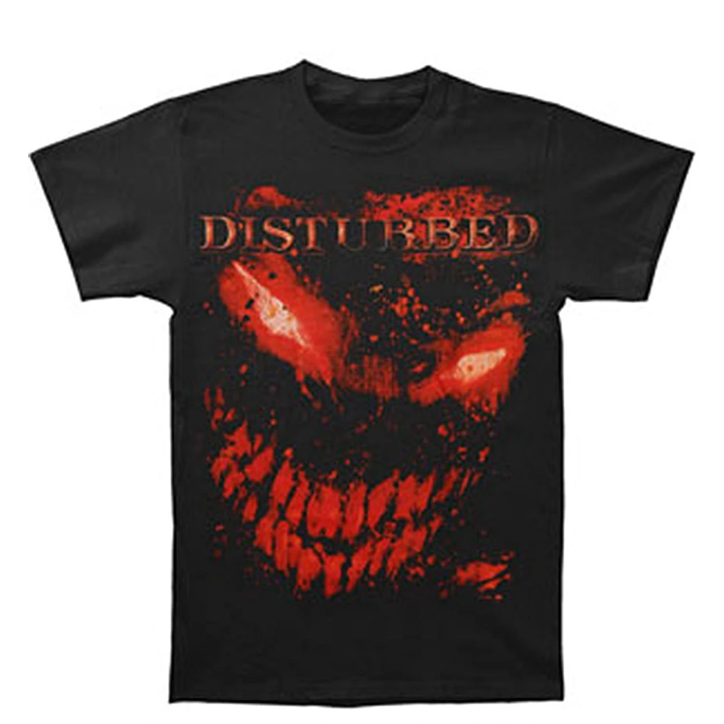 Short Sleeves Cotton Fashion T Shirt Disturbed Men'S Face Spat Black | Мужская одежда