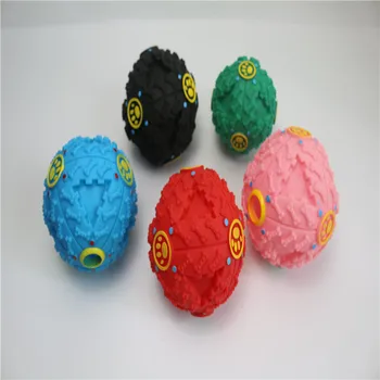 

Pet Vinyl Squall Ball Food Dropping Ball Small and Medium-sized Dogs Pet Supplies Sound Making Dog Toy