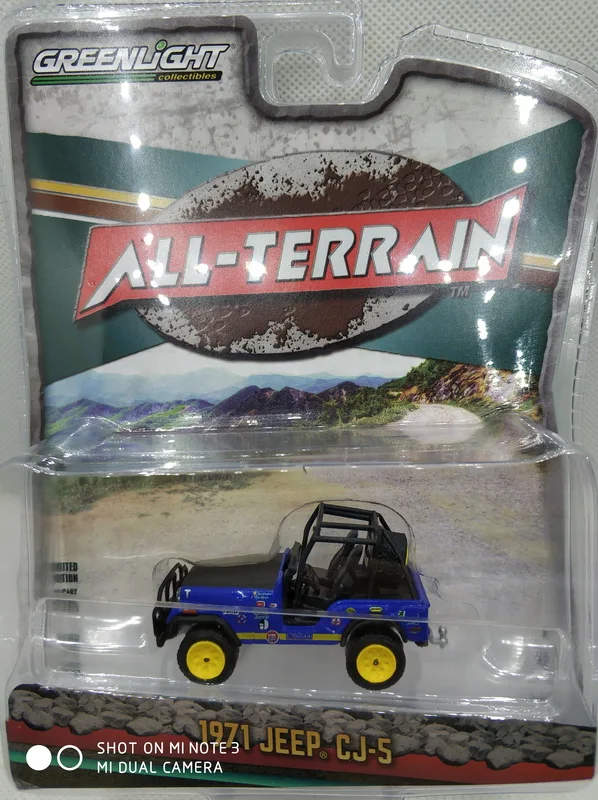 GreenLight 1/64 1971 Jeep CJ-5 #44 Bahakla Коллекционная версия коллекционные металлические Литые