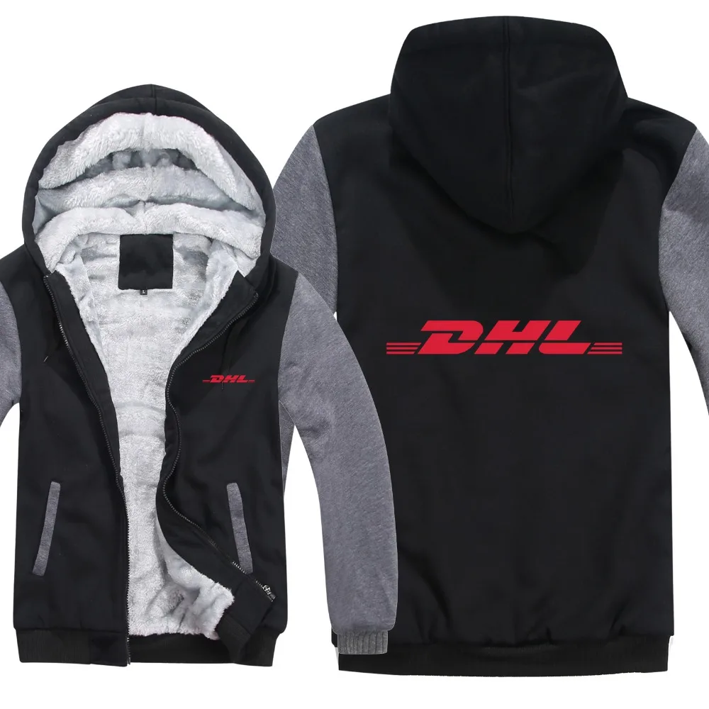 Зимние DHL толстовки мужские модные пальто пуловер шерстяная куртка DHL толстовки с капюшоном HS-058