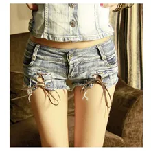 ^^Best Offers Jeans Shorts Women Summer Sexy Lace Up Bandage High Quality Booty Shorts Vintage Thong Ripped Shorts Club Pole Dance Girl Shorts ^^Best Offers Jeans Shorts Women Summer Sexy Lace Up Bandage High Quality Booty Shorts Vintage Thong Ripped Shorts Club Pole Dance Girl Shorts