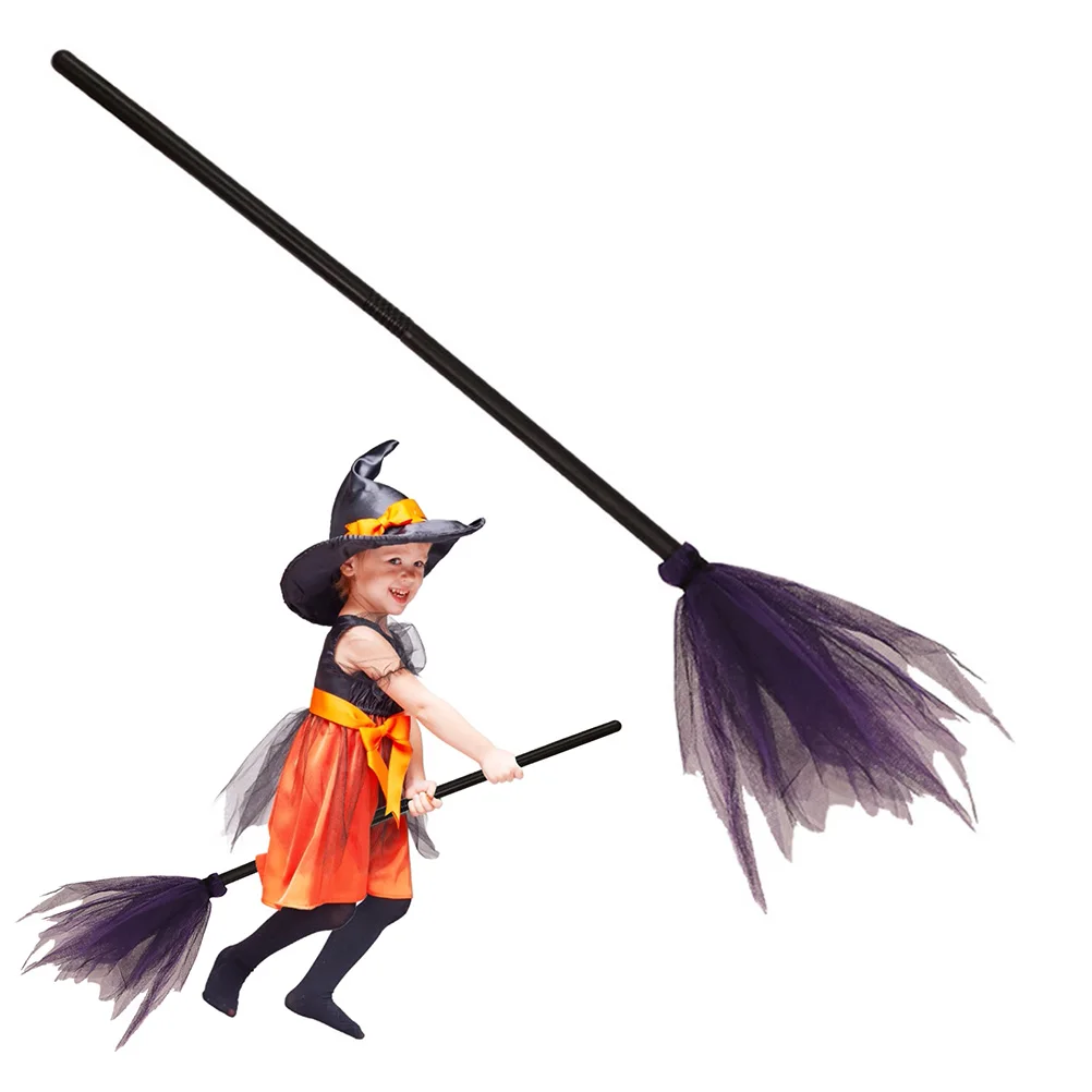 Balai de sorcière en plastique Halloween Magic Broomstick avec une