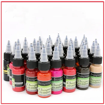 

1/2oz Tattoo Ink Pigment For Permanent Makeup Easy To Wear Eyebrow Eyeliner Body Arts Paints Tattoo Art Beauty supply