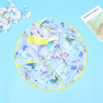 

1pc Kids Hair Cutting Cloak Waterproof Barber Shawl Cute Salon Barber Cape Children Hair Styling Accessory (Flower)
