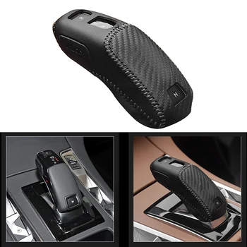 

Leather Car Gear Shift Cover Shifter Lever Stick Cover for Peugeot 4008 3008 5008 508 Citroen DS7 2017-2020