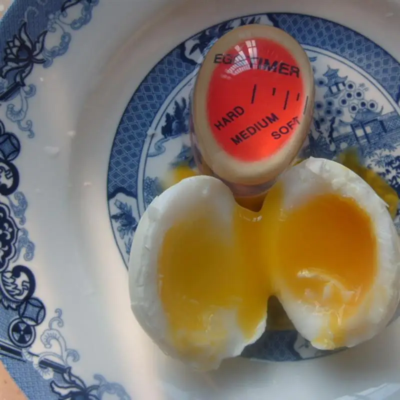Temporizador de cocina para huevos, cambio de color de temperatura, perfecto para hervir