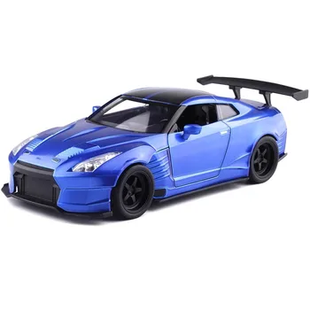 

Jada1:24 Gt-r35 Sports Car Model Toy Children Gift Alloy Automobile Ornament Collection Home Decorations