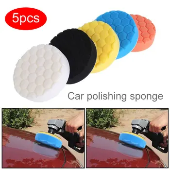 

Durable Car Buffing Sponge Buffing Sponge Cleaning Tools Portable Polishing Foam for Waxing Set Polisher Buffer Truck for 5pcs