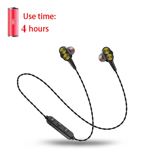 CBAOOO, беспроводные наушники, Bluetooth, наушники, стерео, бас, спортивные, беспроводные наушники с микрофоном, Handfree, для iphone, телефона, xiaomi - Цвет: Gold