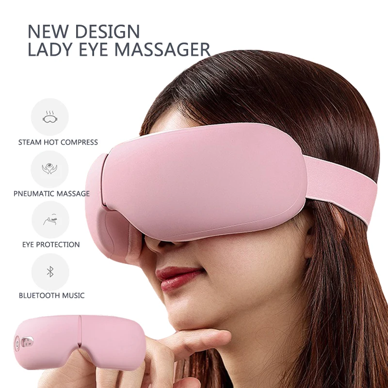 

4D Smart Airbag Vibration Eye Massager Eye Care Instrument Hot Compress Bluetooth Eye Fatigue Massage Glasses Electric Eye Care