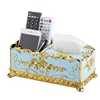 Multifunctional kitchen storage tissue box European creative living room drawer box desktop remote control napkin storage box 2