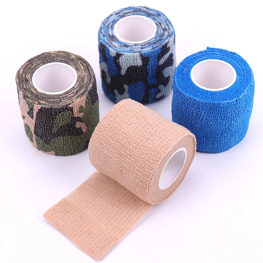 

1PC 5cm*4.5m Elastic Self Adhesive Medical Bandage Ankle Finger Muscles Care Non-woven Fabrics Wrist Suppor Health Care