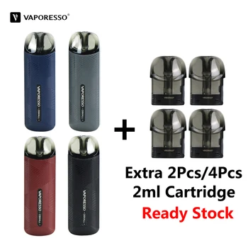 

With 4pcs pods Original Vaporesso OSMALL Pod Kit 350mAh Battery & 2ml 1.2ohm Regular Pod E-cig vape pok kit vs Renova Zero