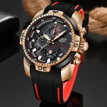 Новые мужские часы LIGE Силиконовые Мужские часы Топ бренд класса люкс мужские военные кварцевые часы мужские спортивные водонепроницаемые часы для мужчин