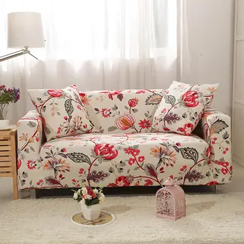 

Stretch Tight Wrap Slipcover Sofa Cover All-Inclusive Slip-resistant Elastic Couch Cover Sofa Towel 1/2/3/4 Seats Home Decor
