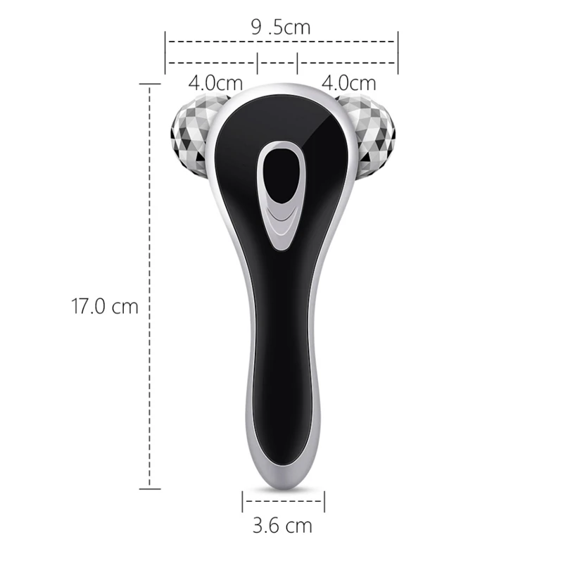 V-shaped Face Slimming Massager Electric Roller Facial Massager Firming Skin Smooth Fine Lines Create Face Lift Tool