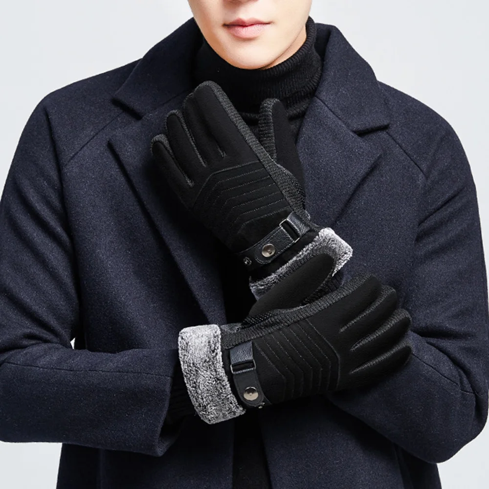Winter Gloves Touchscreen Touch Screen Thermal Gloves Warm Gloves for Running Outdoor Sports Motorcycle Man Cycling