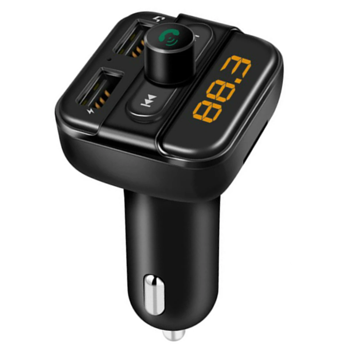 Автомобильный Bluetooth Беспроводной Hands-free FM передатчик Комплект MP3 Dual USB светодиодный дисплей Зарядное устройство Универсальный для детей возрастом от 12 V-24 V автомобилей грузовых автомобилей
