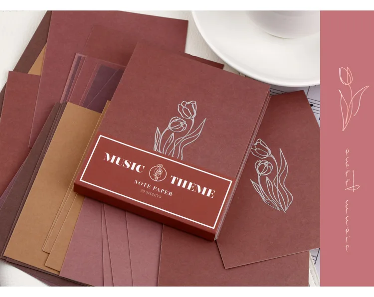 AngelHere Store, 1 шт./лот, каваи, нот, карта, музыка, цветная серия, 6, креативный, литературный, руководство, материал, украшение, сделай сам, скрапбукинг