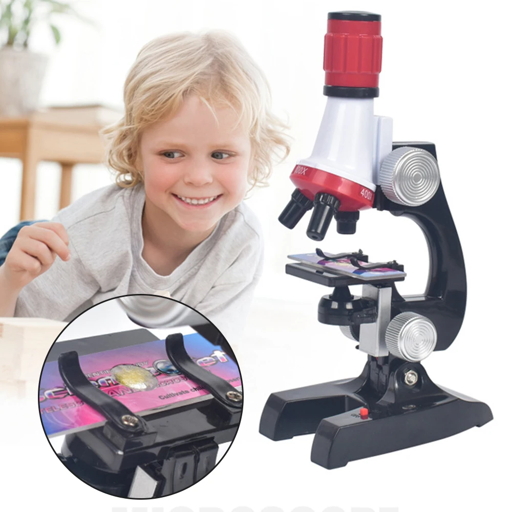 Microscope Lab LED 100X 1200X Home School Science Student Educational