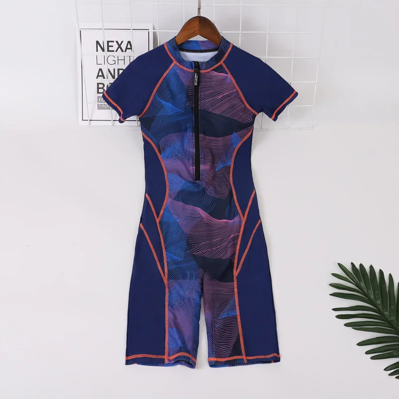 Trajes De Bano Mujer, купальник для женщин, одежда для плавания размера плюс, закрытый бикини, женский купальник для серфинга, Женский цельный купальник