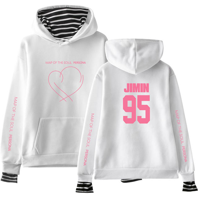 BTS MAP OF THE SOUL PERSONA STRIPED HOODIE (28 VARIAN)