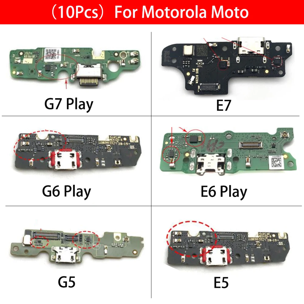 10pcs Usb Charging Port Connector Board Parts Flex Cable With