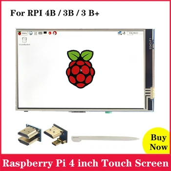 

4 inch Raspberry Pi 4 Display 800*480 Touch Screen Raspberry Pi 3 HDMI LCD for Raspberry Pi 4 Model B Pi 3B 3B+
