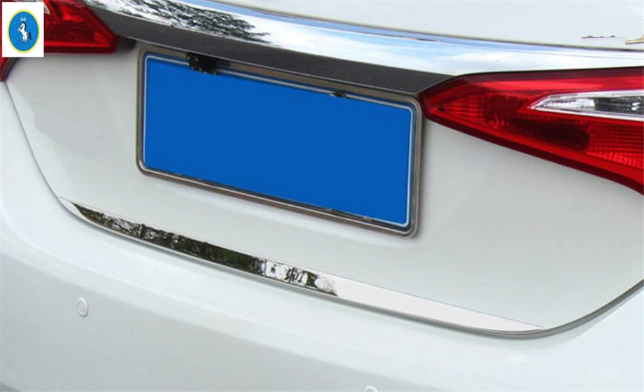 Yimaautotrims авто аксессуар Задняя Крышка багажника Накладка полосы крышка подходит для Toyota Corolla