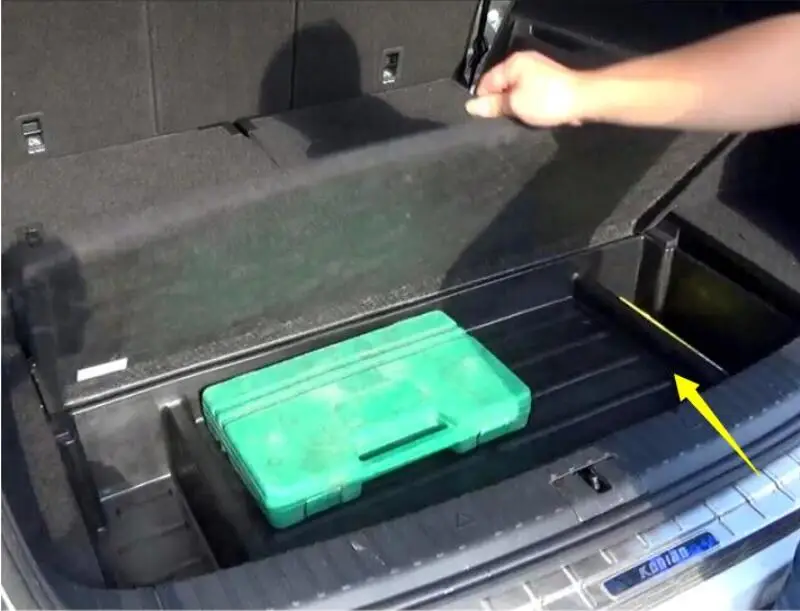 Выделенный для skoda Kodiak ящик для хранения багажник refit хвост коробка для хранения ящик для инструментов декоративные аксессуары