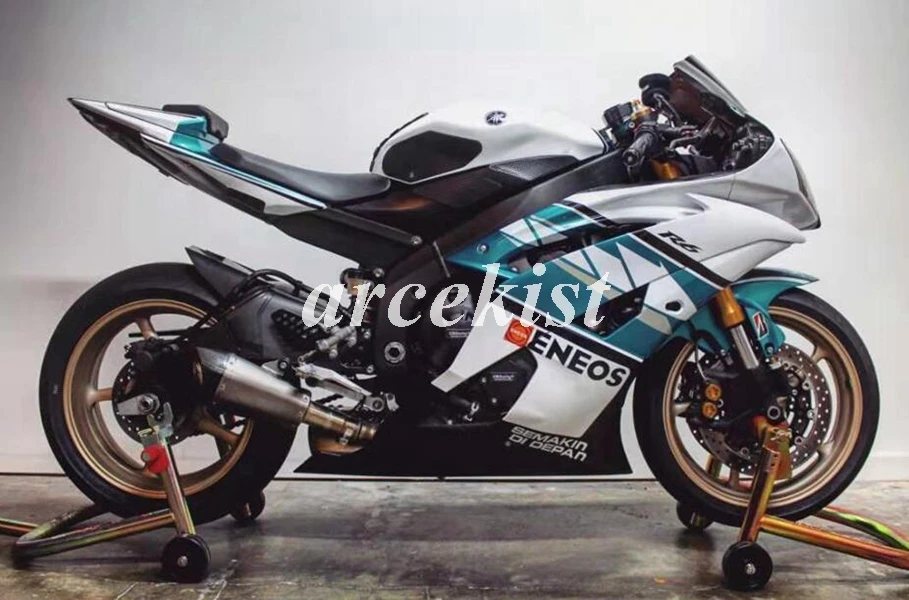 Литьевая Форма НОВЫЙ ABS мотоцикл обтекатели комплект для YAMAHA YZF R6 2006 2007 06 07 Кузов